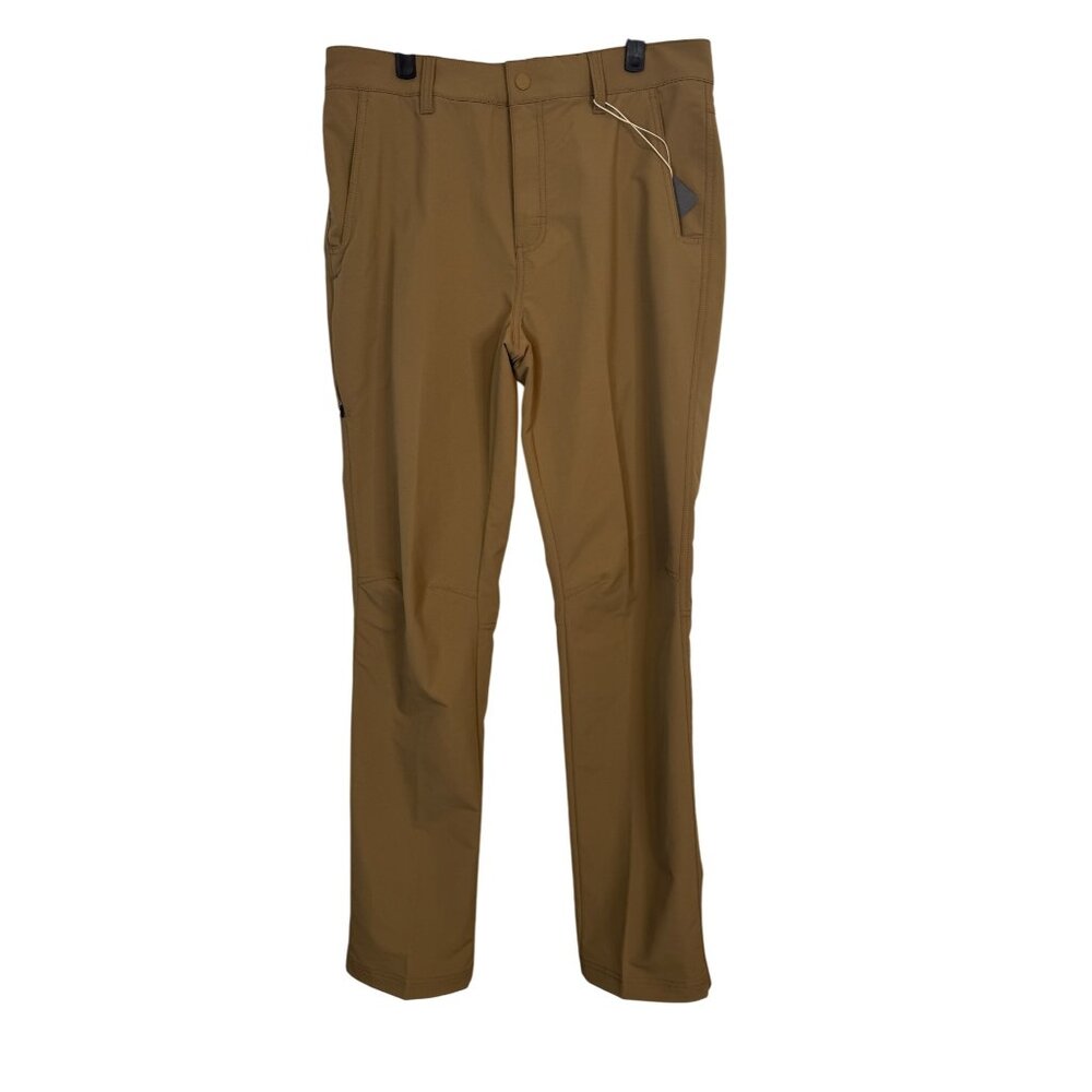 NWT Mens 32x32 Alpine Design Pants Nylon/Polyester/Spandex Khaki Stretch